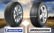 Nên thay lốp xe Michelin hay Bridgestone