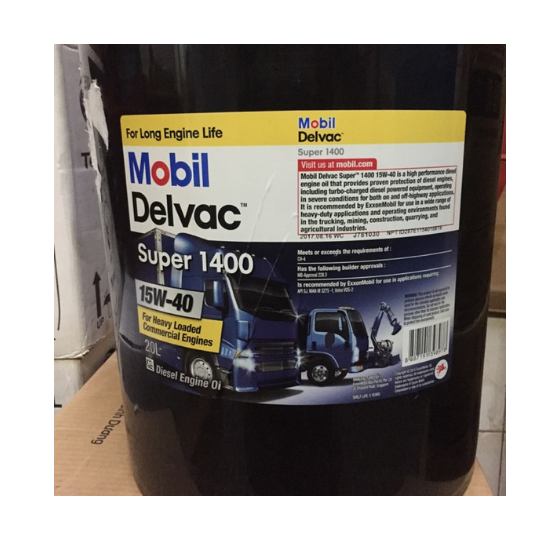 DELVAC SUPER 1400 20W50 20L